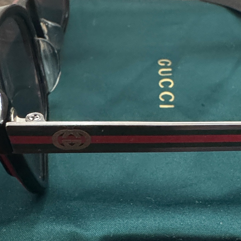 Gucci Vintage Sherry Line Titan Sunglasses w/Contemporary Accessories EVC - Picture 10 of 12